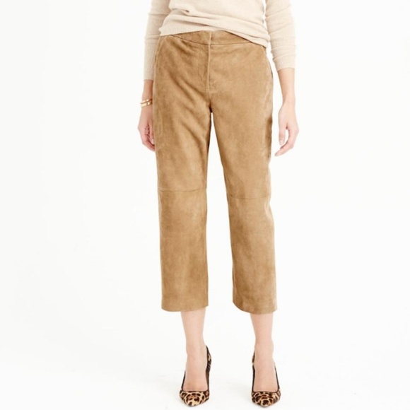 J Crew Collection Suede Patio Pants - Picture 2 of 7